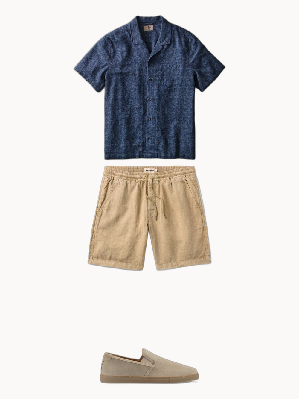 Coastal Selvage Resort — outfit collage