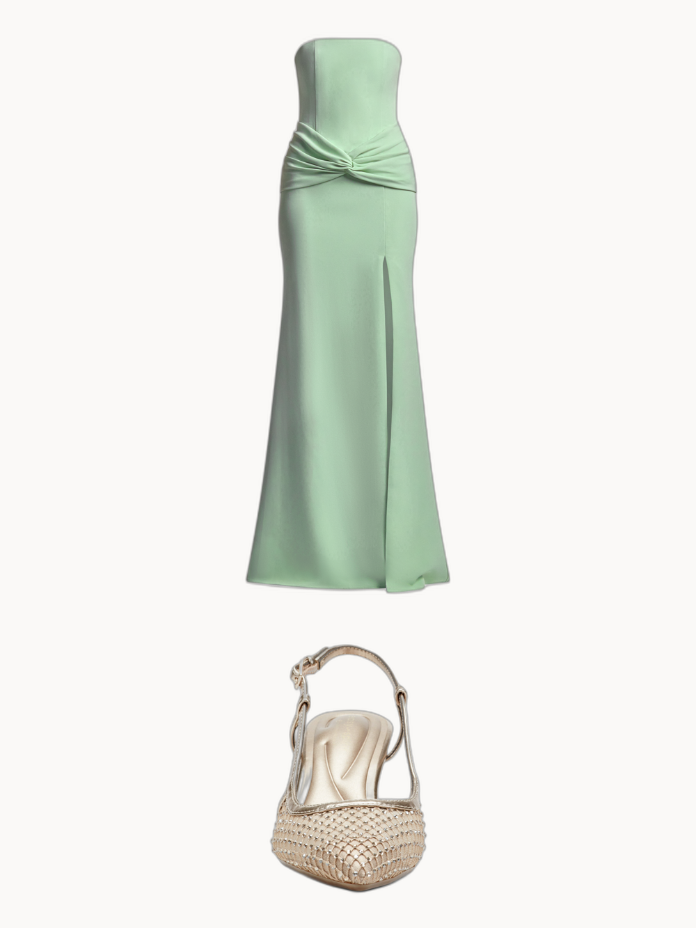 Emerald Elegance — outfit collage