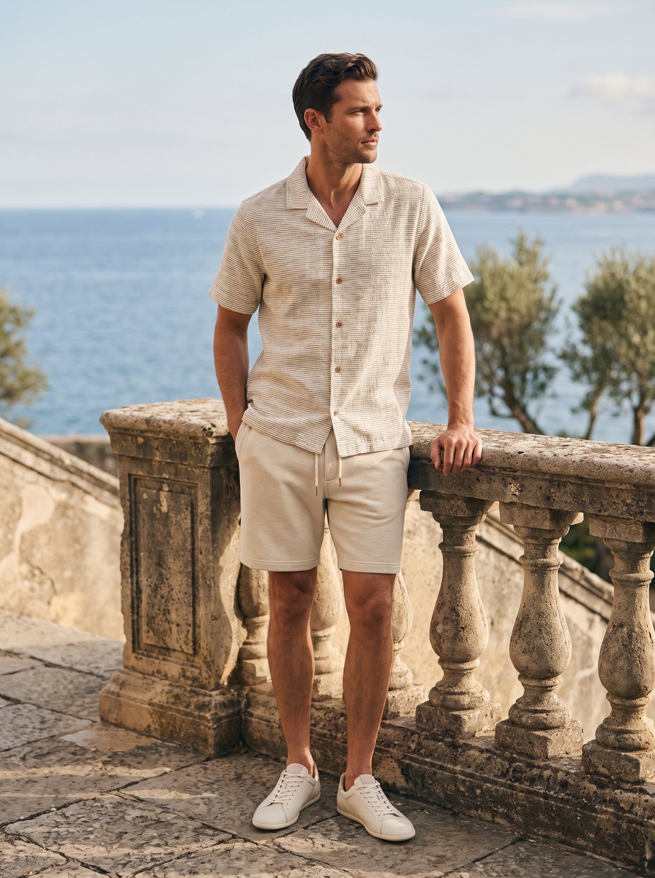 Coastal Heir — a model wearing the look