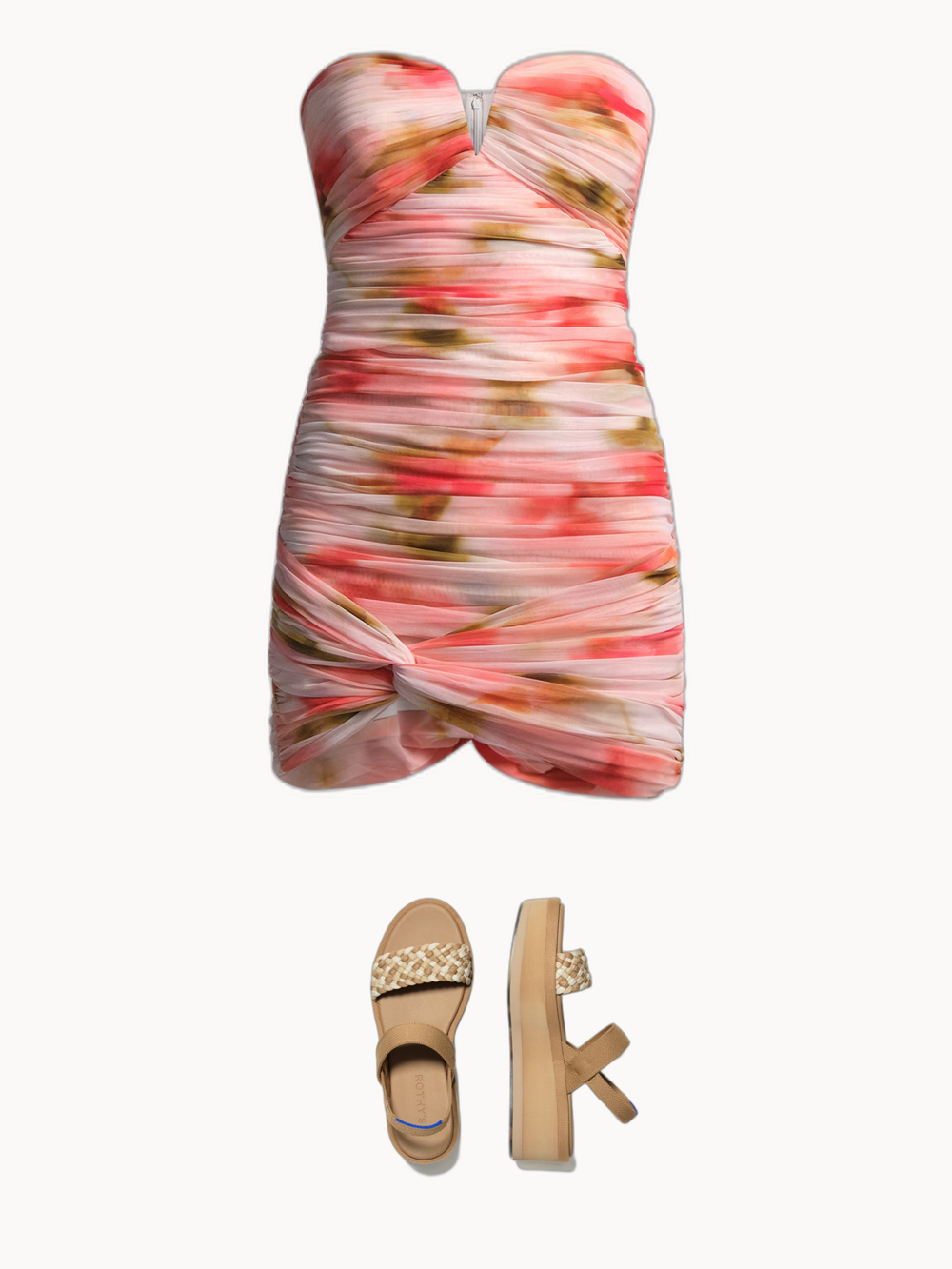 Garden Party Charm — outfit collage